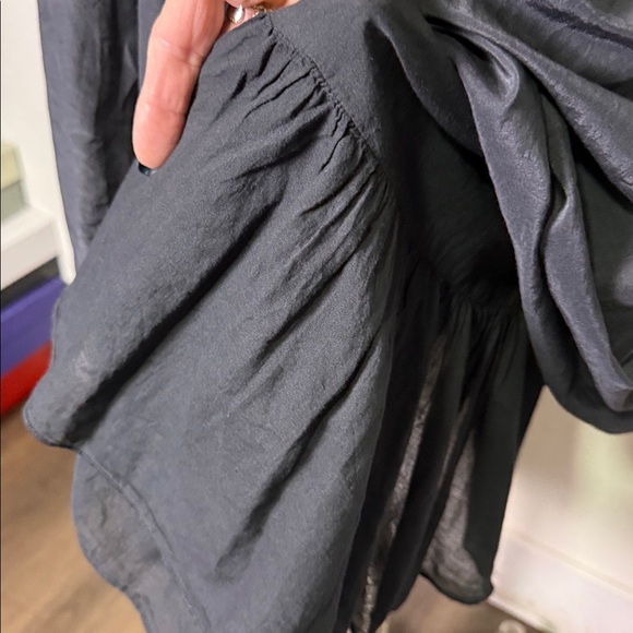 CP Shades Cotton Silk Gray Sleeveless Julia Midi Dress Size Small - Picture 9 of 15